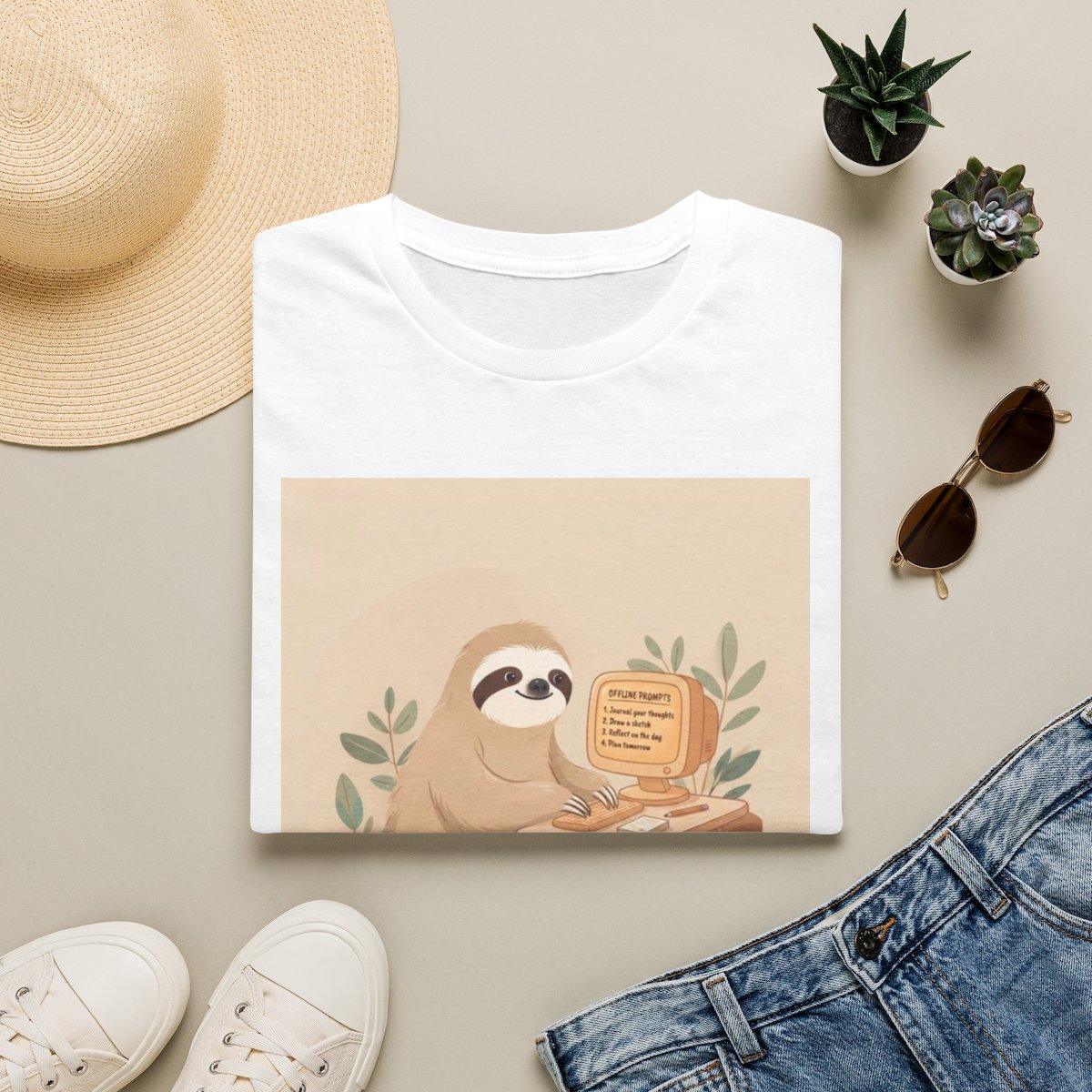 Offline Mode: Sloth Activated Tee