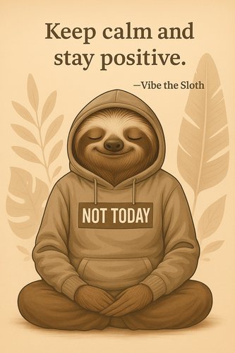 Keep Calm and Stay Positive